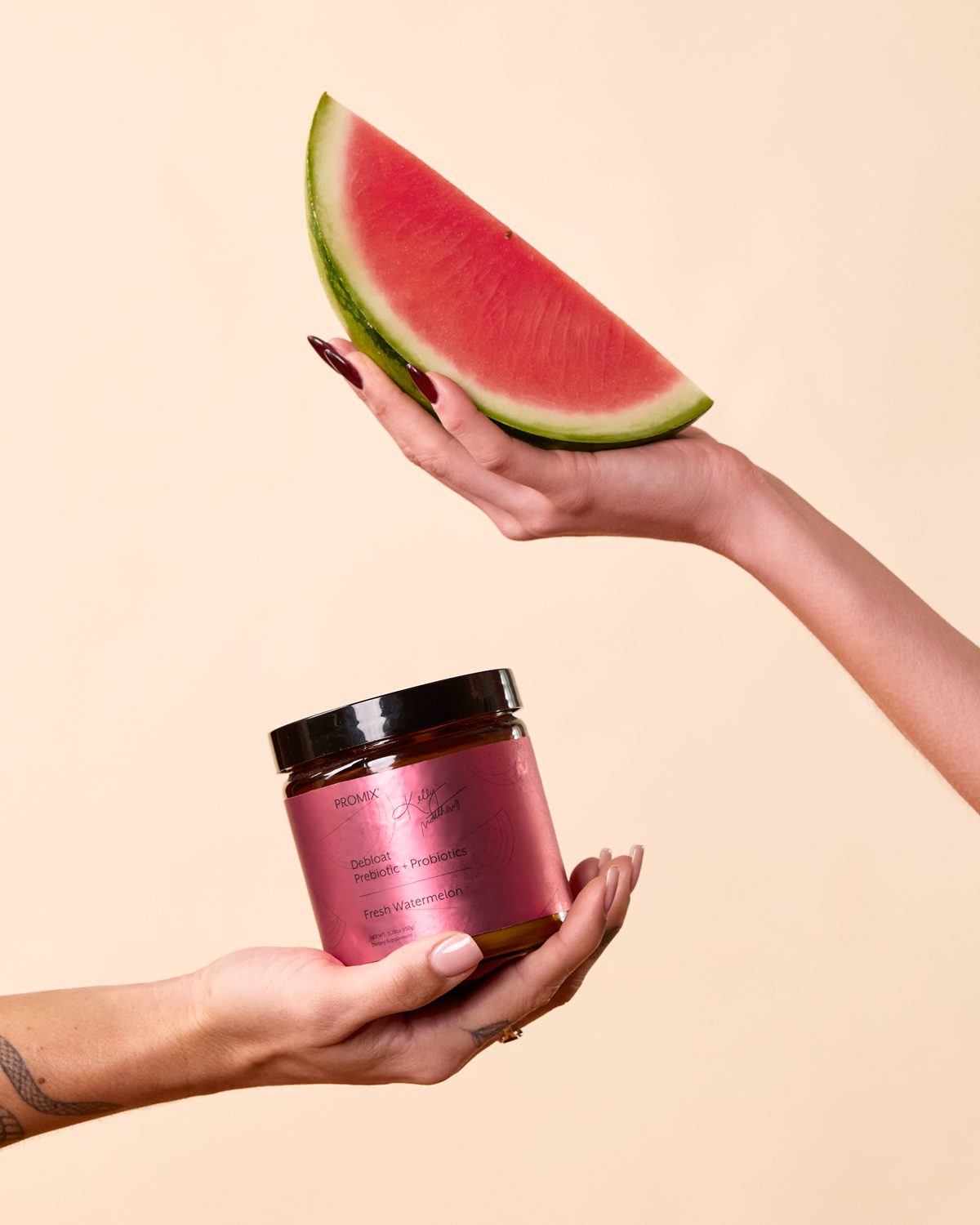 Fresh Watermelon Debloat: Prebiotic + Probiotic