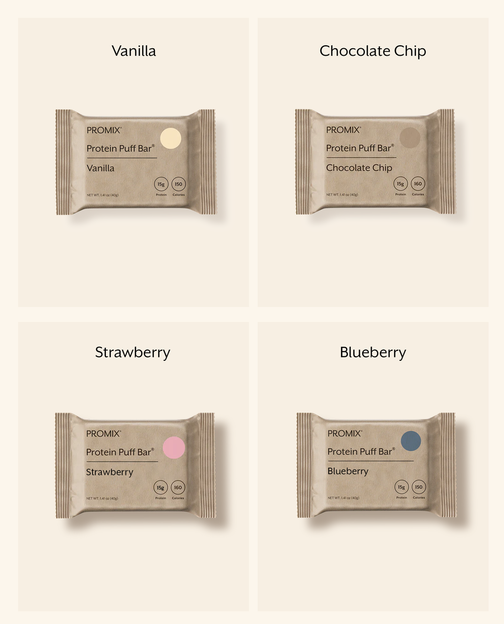 Protein Puff Bars Variety Pack