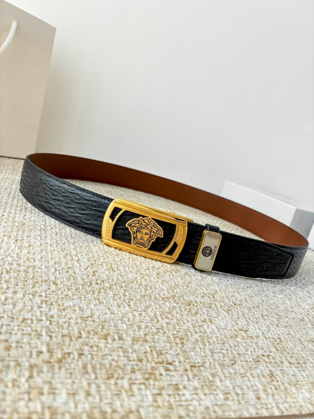 Men's Big and Tall Leather Belt, 1.5 Inch Wide Heavy Duty Dress Belt (Size 38-54)
