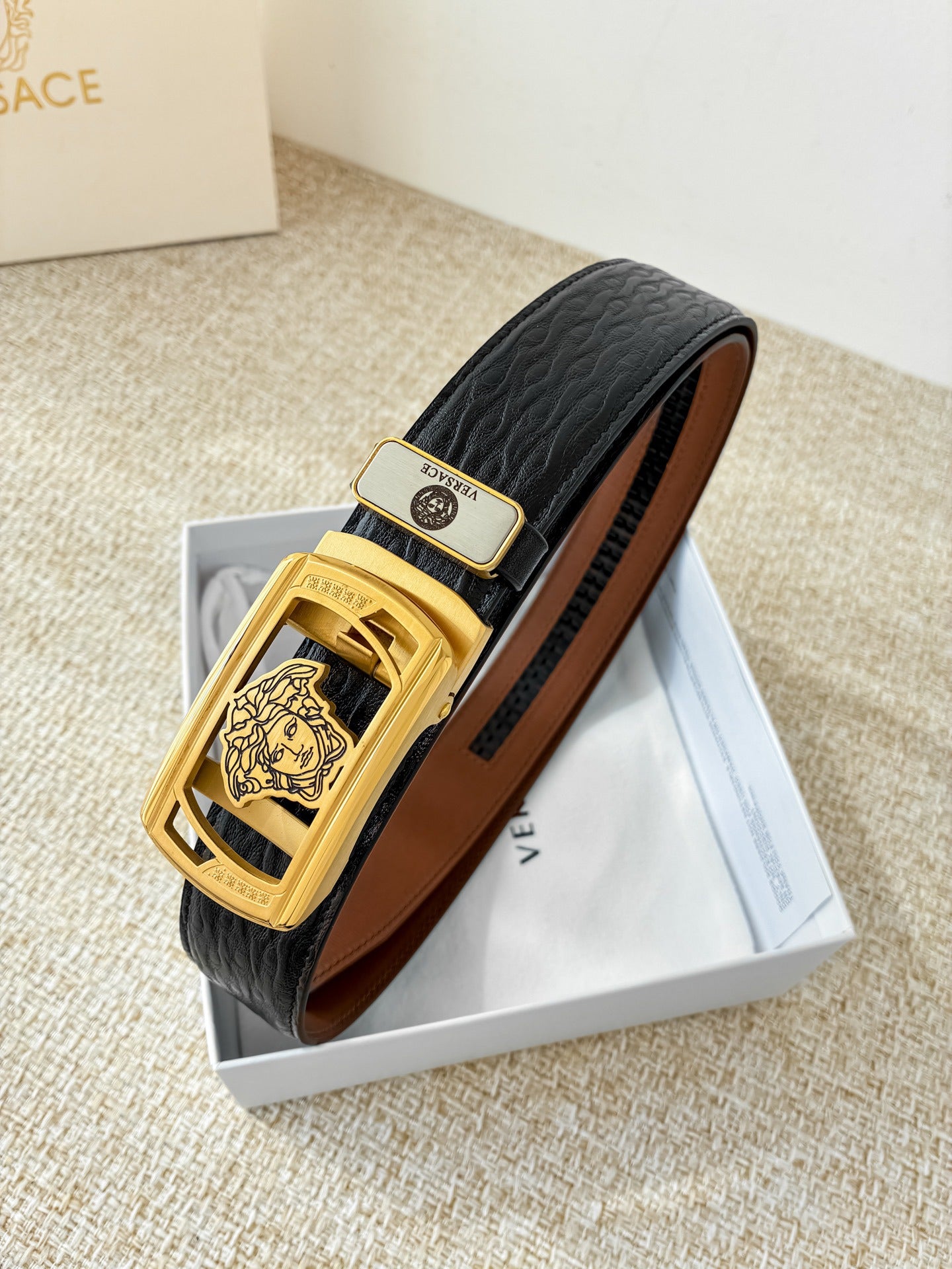 Men's Big and Tall Leather Belt, 1.5 Inch Wide Heavy Duty Dress Belt (Size 38-54)