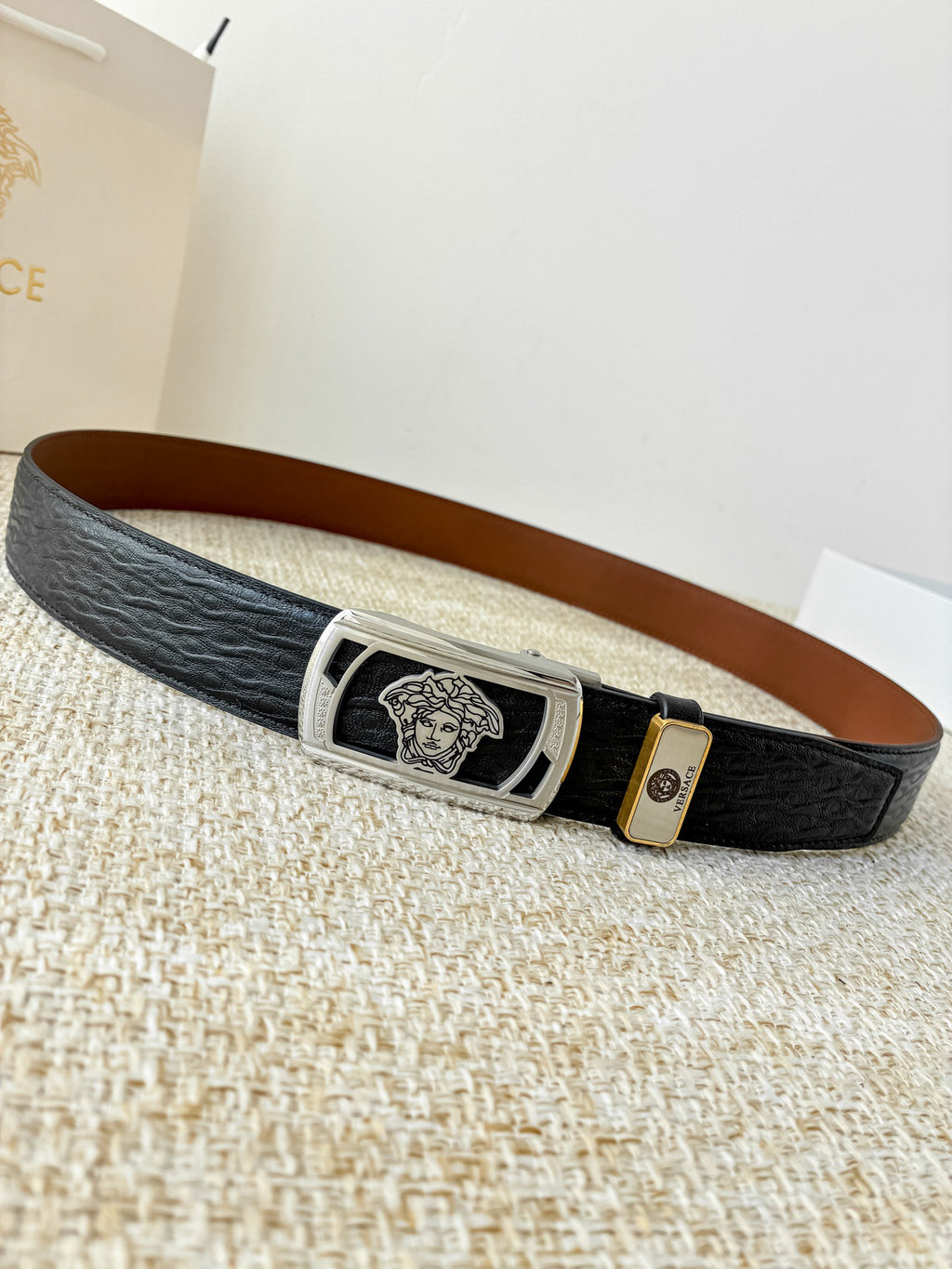 Men's Big and Tall Leather Belt, 1.5 Inch Wide Heavy Duty Dress Belt (Size 38-54)