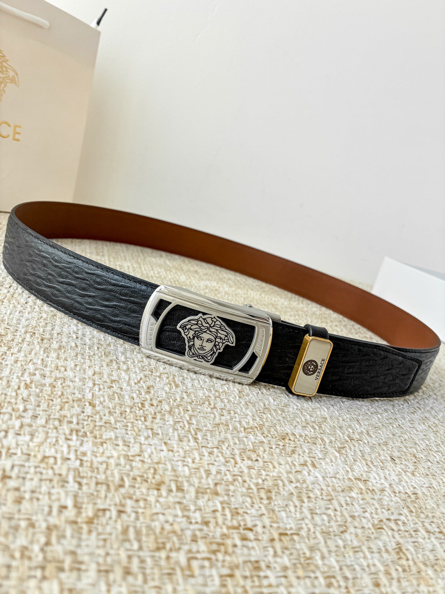 Men's Big and Tall Leather Belt, 1.5 Inch Wide Heavy Duty Dress Belt (Size 38-54)