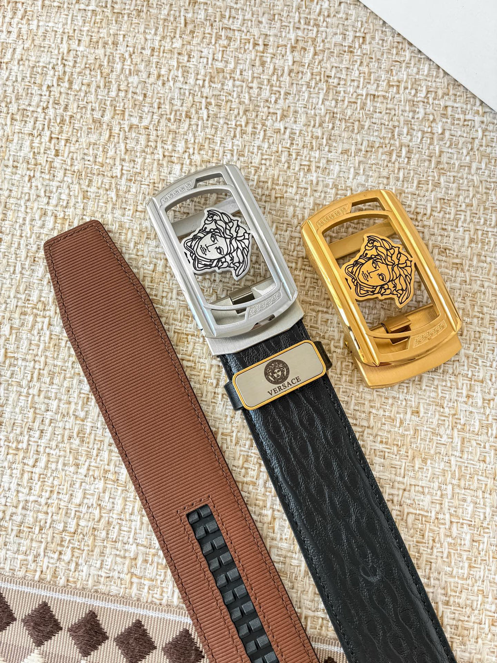 Men's Big and Tall Leather Belt, 1.5 Inch Wide Heavy Duty Dress Belt (Size 38-54)